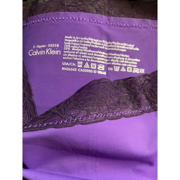 Calvin Klein Set of 2 Thongs & 1 Hipster SMALL (15-EX) - Picture 5 of 7